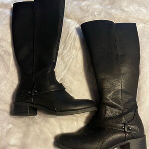 Elegant Black Over the Knee Women's Boots